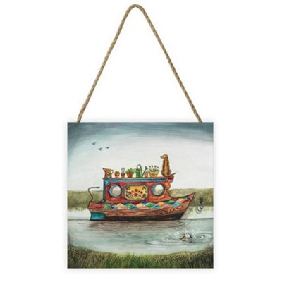  - Joe Ramm Urchin Wooden Plaque Multicoloured (One Size)