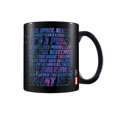  - What If... Ponder The Question Mug Black/purple (One Size)