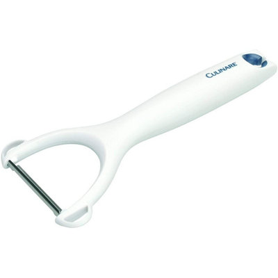 Culinare Safety Peeler White (One Size) from B&Q