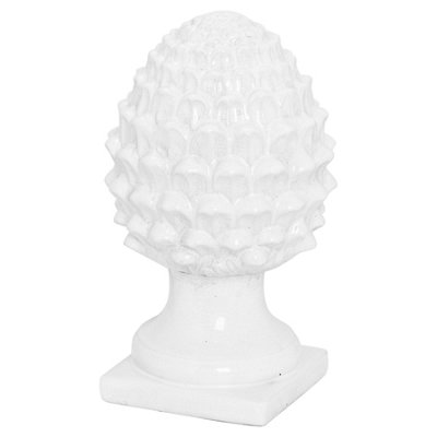 Hill Interiors Garda Acorn Ornament White (35Cm X 20Cm X 20Cm) from B&Q