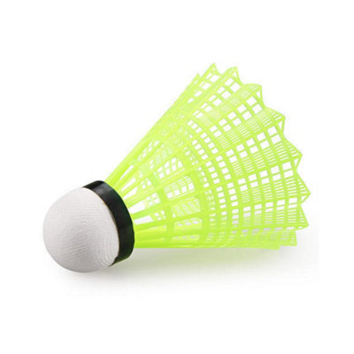 Uwin Airflow 150 Badminton Shuttlecock (Pack Of 6) Yellow (One Size) from B&Q