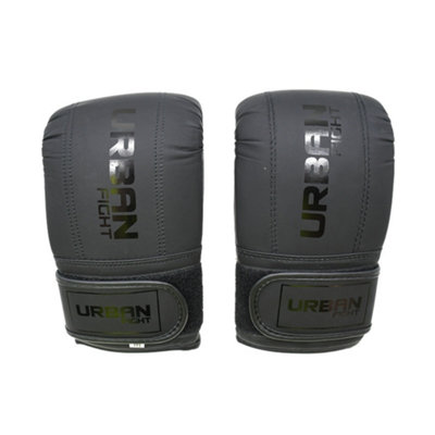 Urban Fight Childrens/kids Punching Bag Mitts Black (M) from B&Q