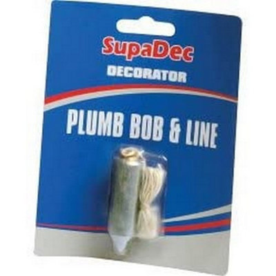 Supadec Decorator Plumb Bob Silver/cream (One Size) from B&Q