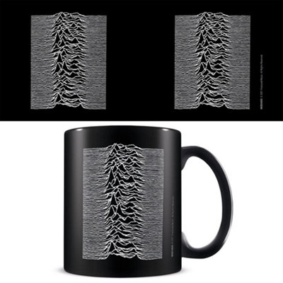  - Joy Division Unknown Pleasures Waveform Mug Black/white (One Size)