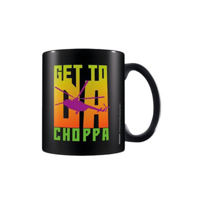  - Pyramid International Get To Da Choppa Mug Black/sunset Orange (One Size)