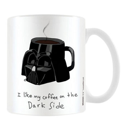 Star Wars Unisex White Dark Side Meme Darth Vader Mug In - Image 4
