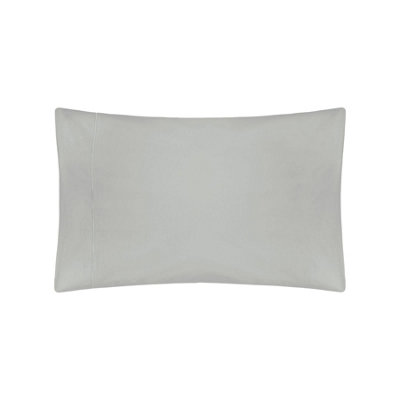 Belledorm Sateen Housewife Pillowcase Platinum Grey (One Size) from B&Q