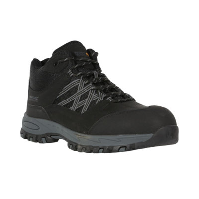  - Regatta Professional Mens Safety Shoes Black/granite (9 Uk)