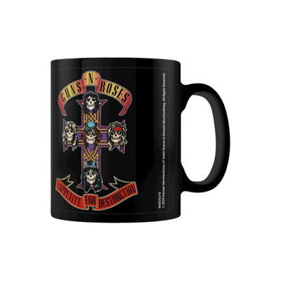 Guns N Roses Appetite Cross Mug Black/red (One Size) from B&Q