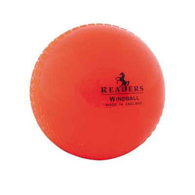 Readers Windball Training Cricket Ball Orange (One Size) from B&Q