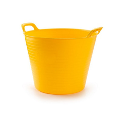 Plasticforte Flexi Tub Yellow (25L) from B&Q