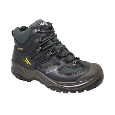 Grisport Mens Director Leather Safety Boots Black (10.5 Uk) from B&Q
