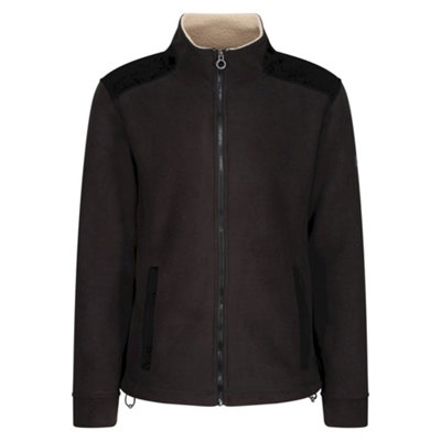  - Regatta Professional Mens Full Zip Fleece Jacket Black (S)