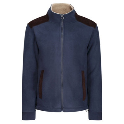Regatta Men's Professional Full Zip Fleece Jacket - Navy - S - Navy - 100% Polyester - Image 3