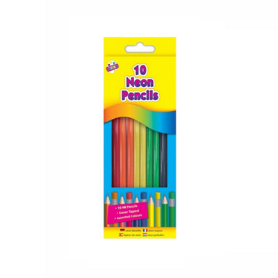 Artbox Neon Coloured Pencil (Pack Of 10) Multicoloured (One Size) from B&Q