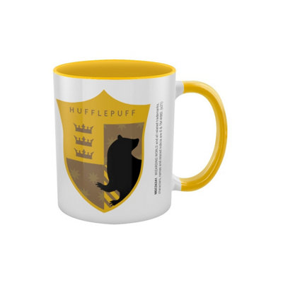 Harry Potter Unisex White Hufflepuff House Pride Inner Two Tone Mug In - Image 5