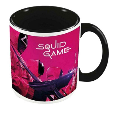 Squid Game Mask Man Mug Pink/black/white (One Size) from B&Q