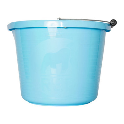 B&Q Red/Sky Blue Gorilla Premium Bucket (One ) 15L