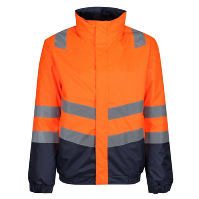 Regatta Mens Bomber Waterproof Hi-Vis Jacket from B&Q