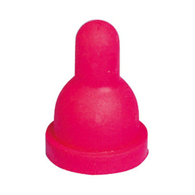 Battles Natural Rubber Lamb Teat Red (One Size)