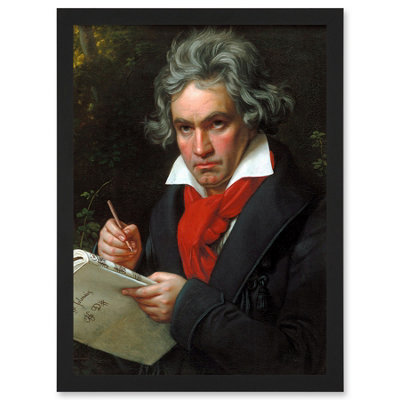 Artery8 Ludwig Van Beethoven Stieler Composer Wall Art PrintA4 Size from B&Q