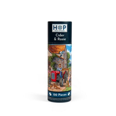 The House of Puzzles Cider & Rosie Puzzle Tube150 Piece from B&Q