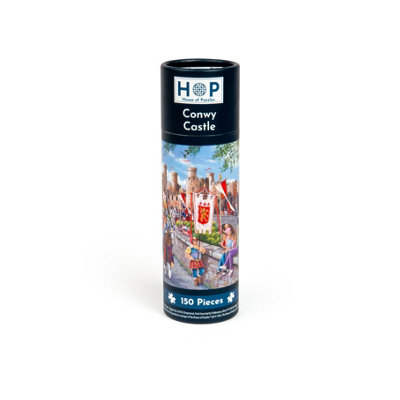 The House Of Puzzles Conwy Castle Puzzle Tube - 150 Piece Small