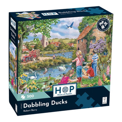 The House of Puzzles Dabbling Ducks 500 Piece Jigsaw Puzzle from B&Q