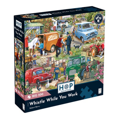 House of Puzzles Whistle While you Work BIG Jigsaw Puzzle (500 XL Pieces) - Image 8