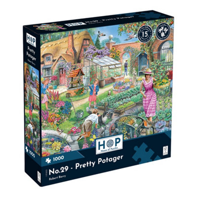 House of Puzzles Pretty Potager Find the Difference Jigsaw Puzzle (1000 Pieces) - Image 6