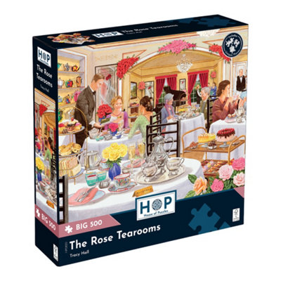 The House of Puzzles The Rose Tearooms Big 500 Jigsaw Puzzle