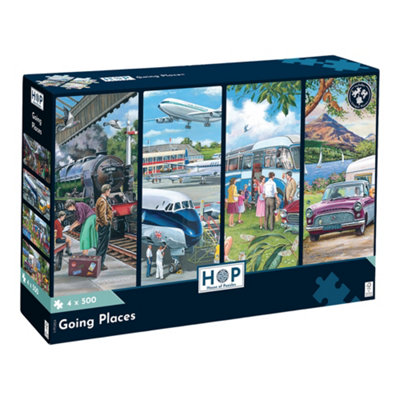 The House of Puzzles Going Places 500 Piece Jigsaw Puzzle 4 Pack - Image 6