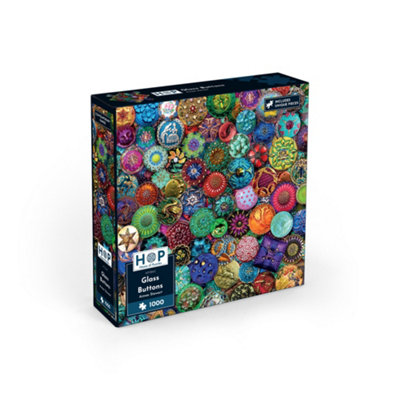 The House of Puzzles - Jigsaw Puzzle - 1000 Piece - Glass Buttons - Image 5