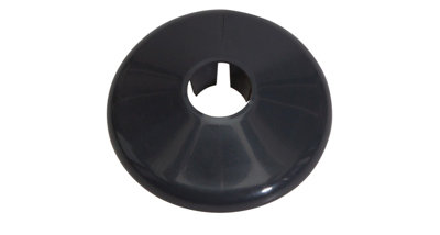 B&Q - X10  Pack Radiator Pipe Covers Collars 15mm Anthracite Pcag15/10