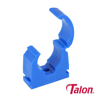 TalonSingle Hinged Id ClipBlueTs22Blu20 (Size 22mm20 Pieces) from B&Q