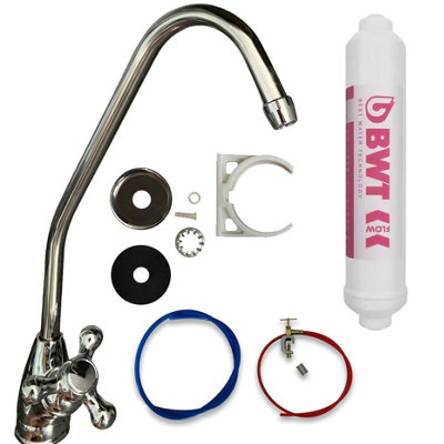 Bwt Magnesium Mineralizer In Line Under Sink Drinking Water Filter + Chrome Tap from B&Q