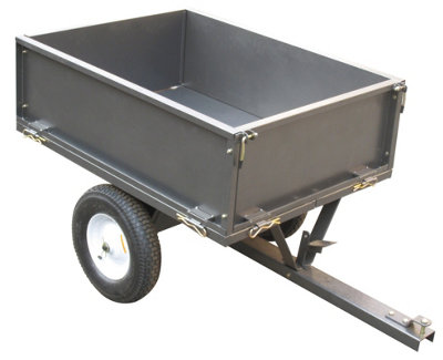 Handy Thgt500 Steel Garden Towable Dump Cart - Image 6