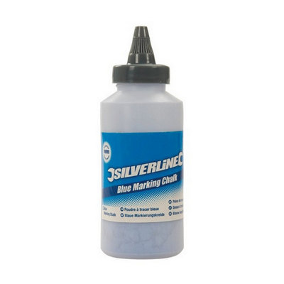 Silverline (Cb63B) Blue Marking Chalk 250G from B&Q