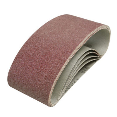 Silverline (185706) Sanding Belts 75 X 457Mm 60 Grit Pack Of 5 Grain