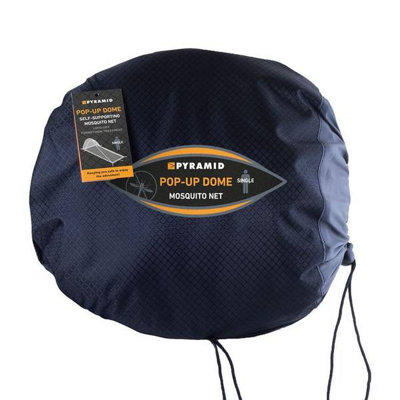 Pyramid Travel Products Pyramid Pop Up Dome Self Supporting Mosquito Net Single from B&Q