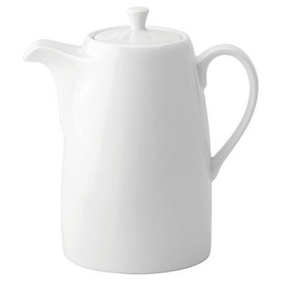 B&Q -  Anton Black Fine ChinaCoffee Pot 21Oz (60Cl) (Box Of 6)