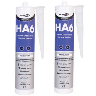 Bond it 2 Bondit Ha6 Clear Marine Grade Aquarium & Fish Tank Safe Silicone Sealant from B&Q