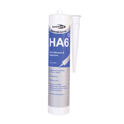 Bond It Bdha6wh Bondit Ha6 Marine Silicone 310Ml White