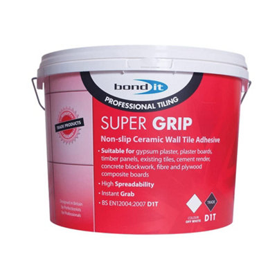 Bond It Super Grip Wall Tile Adhesive  Off White Ready Mixed 7.5Kg from B&Q