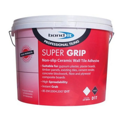 Bond It Super Grip Ready Mixed Non Slip Tile Adhesive 14Kg from B&Q