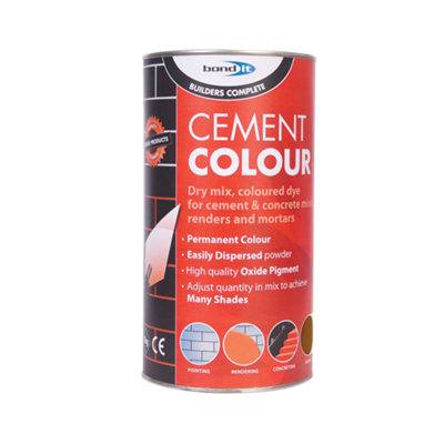 Bond It Powdered Cement Mortar Pointing Concrete Colouring Pigment DyeBrown1Kg from B&Q