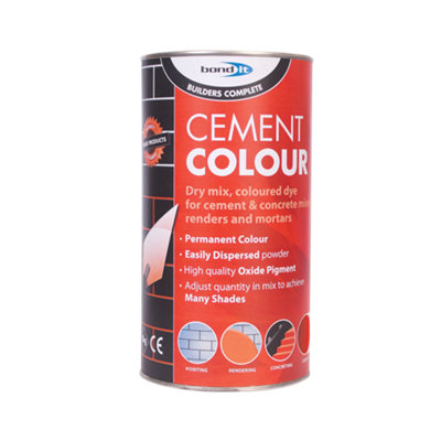 Bond It Powdered Cement Mortar Pointing Concrete Colouring Pigment DyeBuff1Kg from B&Q