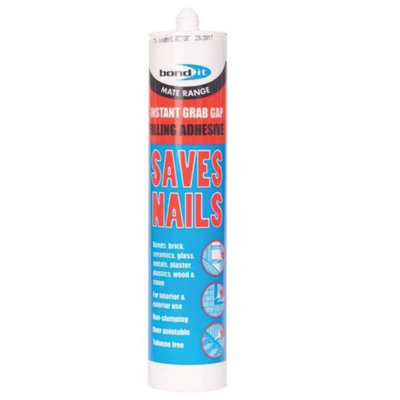 B&Q -  Saves Nails Instant Grab Adhesive