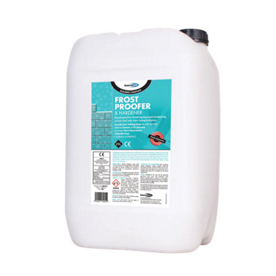 Bond It  Frost Proofer & Rapid Hardener For Brick Laying & RenderingPremium Frostproofer & Rapid HardenerPale Blue25L from B&Q