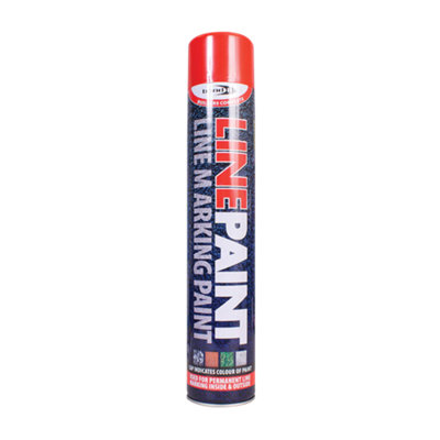 Bond It Line Marker Paint Quick Drying Resin Warehouse Floor - High Performance Line Marking Paint - 750Ml Red